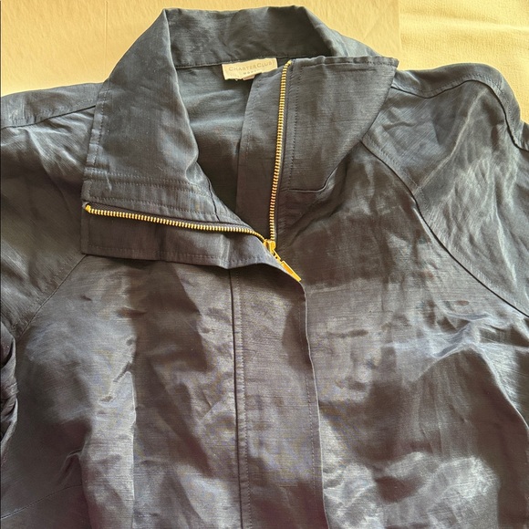 Charter Club Navy Cape Jacket - Picture 4 of 4